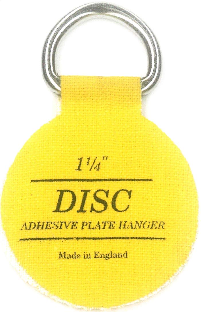 Disc Flatirons Disc Adhesive Plate Hanger Set (6-1.25 Inch Hangers) - Image 1